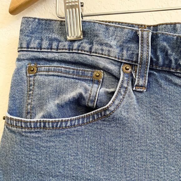 LRL Lauren Classic Bootcut Stretch Medium Wash Denim Jeans Sz 14 98% Cotton - Picture 3 of 10